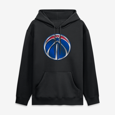Washington Wizards  Metallic Mascot Hoodie - Black