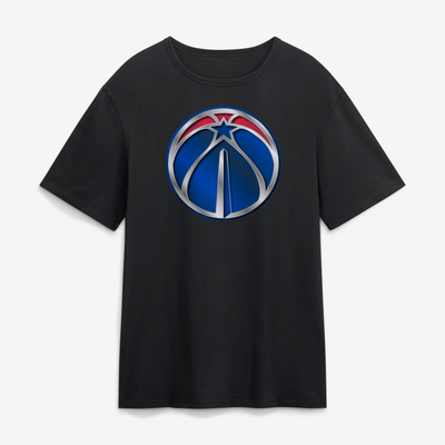 Washington Wizards  Metallic Mascot T-Shirt - Black