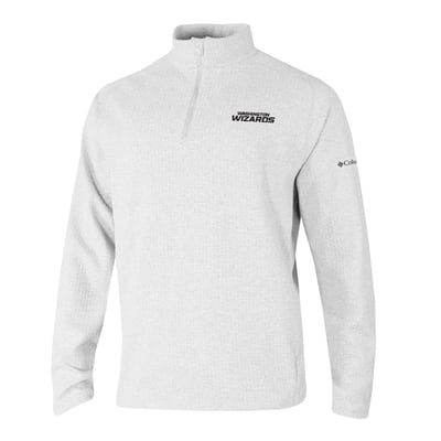 Washington Wizards Columbia Swingcraft Tri-Blend Quarter-Zip Pullover - White
