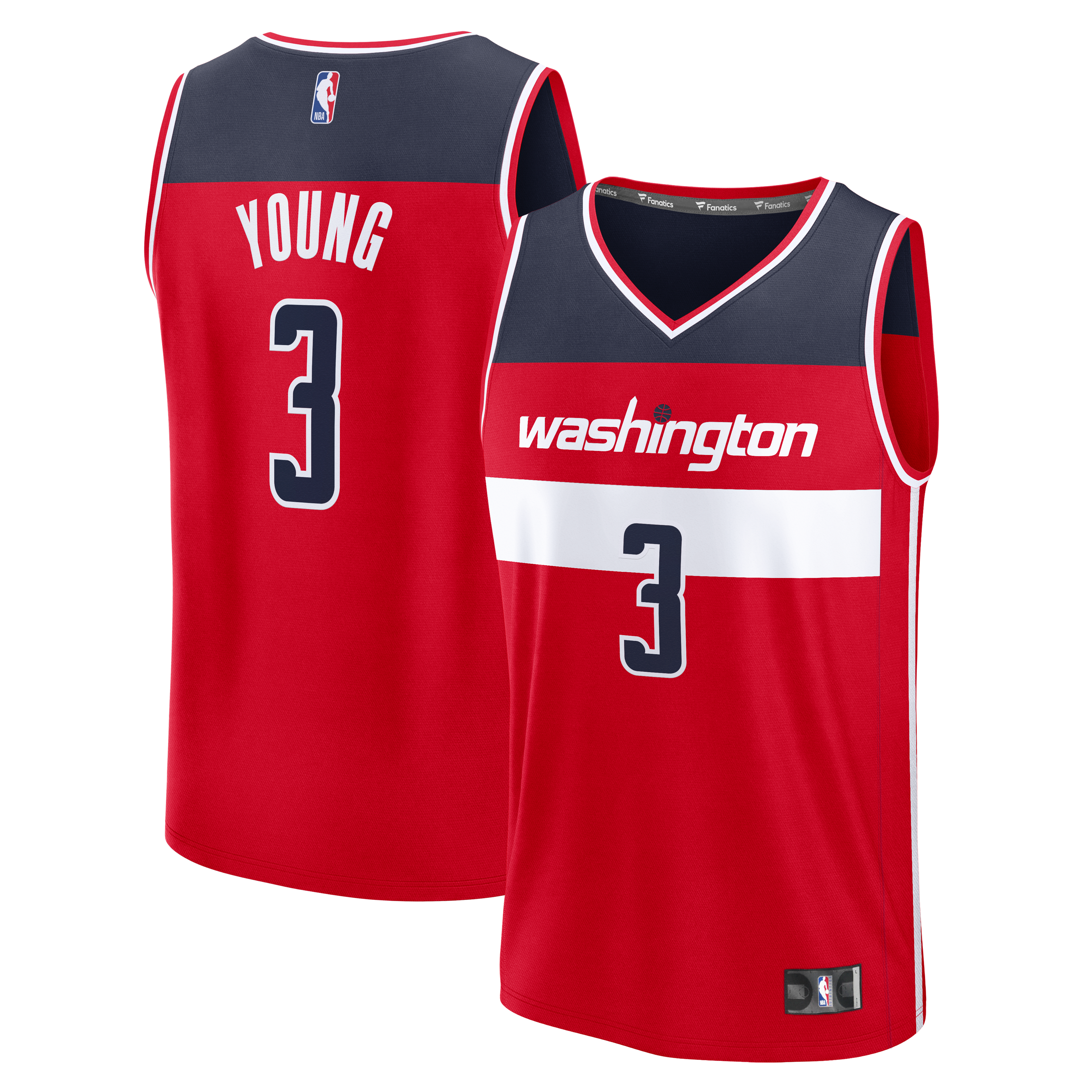 Trae Young Washington Wizards Fast Break Jersey Icon Edition Red
