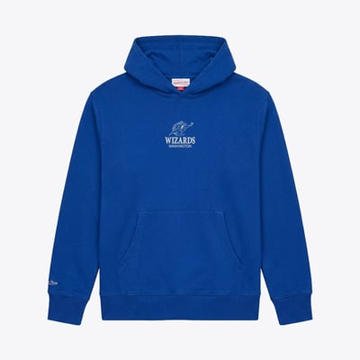 Washington Wizards Mitchell & Ness Core Fleece Hoodie - Royal
