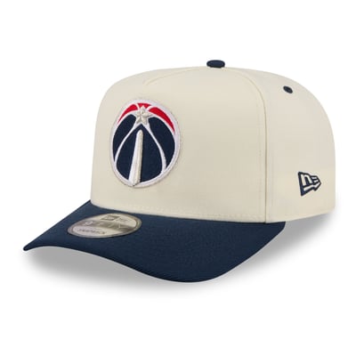 Washington Wizards New Era City A-Frame 9FIFTY Snapback Hat - Cream/Navy
