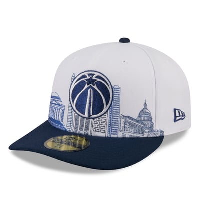 Washington Wizards New Era City Stitch 59FIFTY Fitted Hat - Gray/Navy