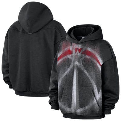 Washington Wizards Nike 2026 Standard Issue Practice Icon Fleece Pullover Hoodie - Black