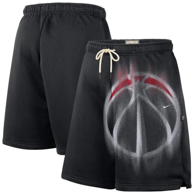 Washington Wizards Nike 2026 Standard Issue Practice Icon Fleece Shorts - Black