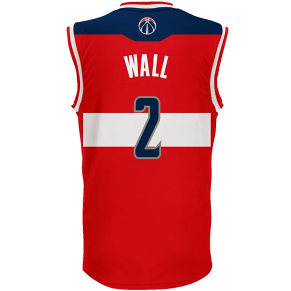 Mens Washington Wizards John Wall adidas Red Replica Road Jersey