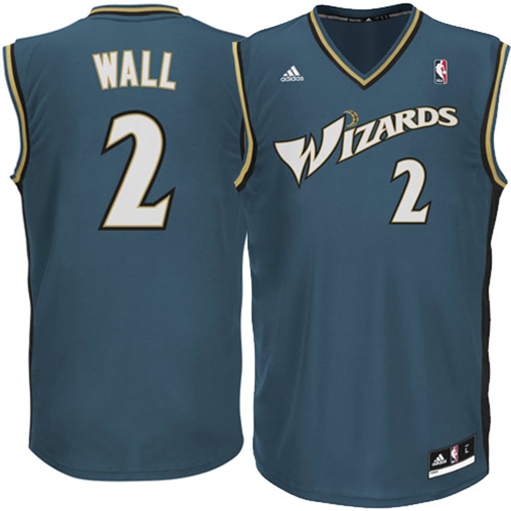 Mens Washington Wizards John Wall adidas Slate Blue Replica 