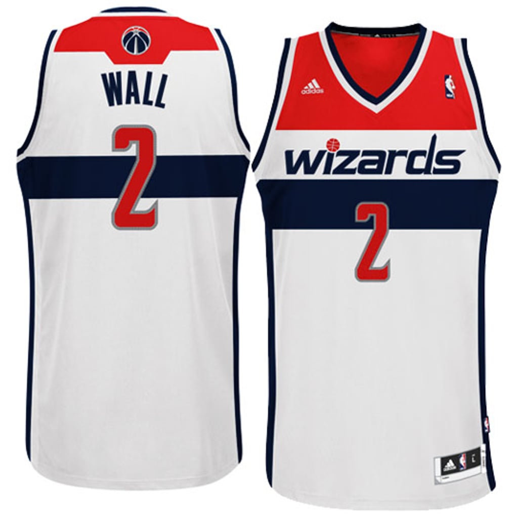 Mens Washington Wizards John Wall adidas White Swingman Home Jersey