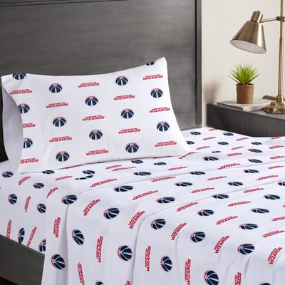 Washington Wizards Pegasus Three-Piece Twin Sheet Set