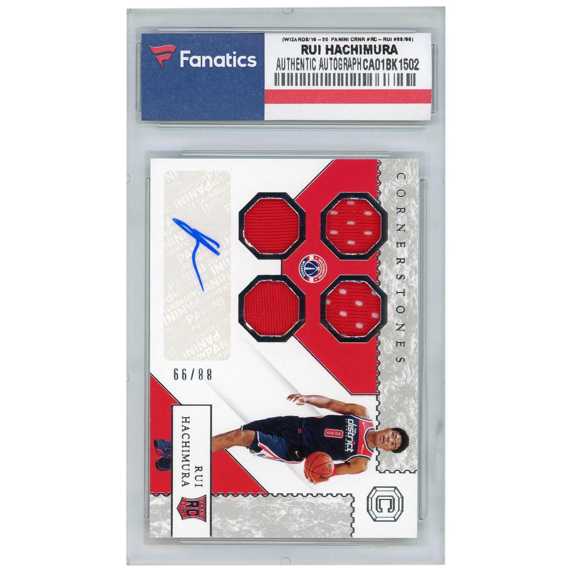Rui Hachimura Washington Wizards Autographed 2019-20 Panini 
