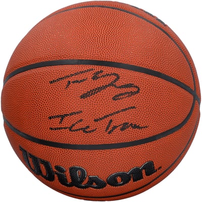 Trae Young Washington Wizards Autographed Fanatics Authentic Wilson Authentic Series Indoor/Outdoor Basketball with "Ice Trae" Inscription