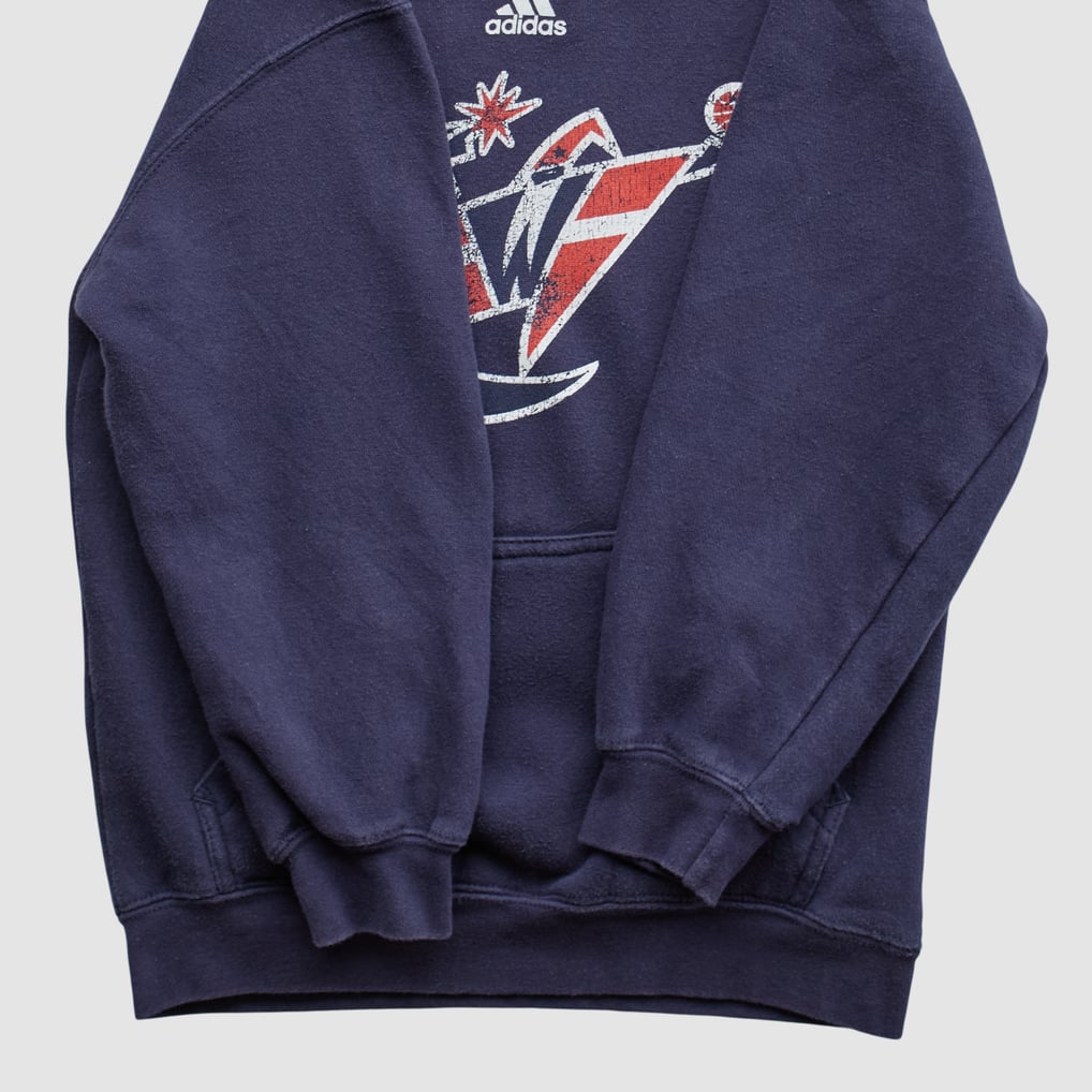 Washington Wizards Adidas 2010s Hooded Pullover Sweatshirt - Navy - Yth M by Fanatics Real Vintage