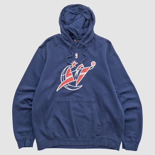 Washington Wizards NBA 2010s Hooded Pullover Sweatshirt - Navy - M by Fanatics Real Vintage