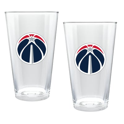 Washington Wizards Two-Piece 16oz. Double Play Pint Glass Set