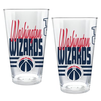 Washington Wizards Two-Piece 16oz. Heritage Pint Glass Set