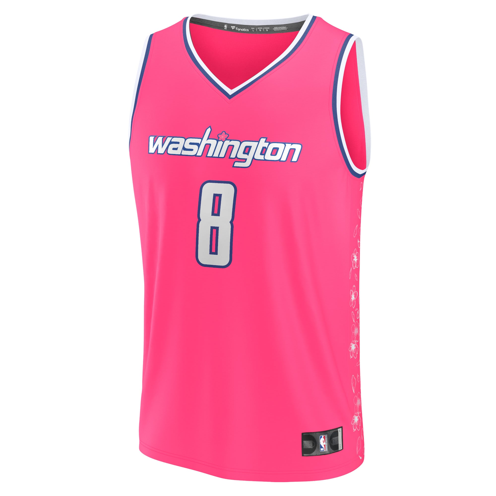 ウェア NIKE Washington Wizards Hachimura #8 Youth Washington Wizards Rui Hachimura Fanatics Pink Fast Break