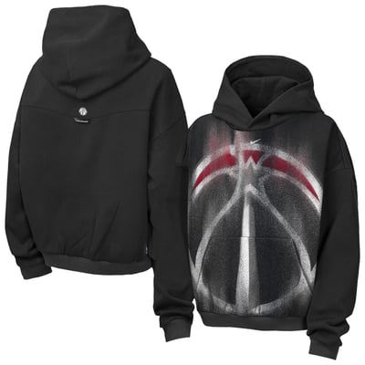  Washington Wizards Nike Youth 2026 Standard Issue Practice Icon Fleece Pullover Hoodie - Black