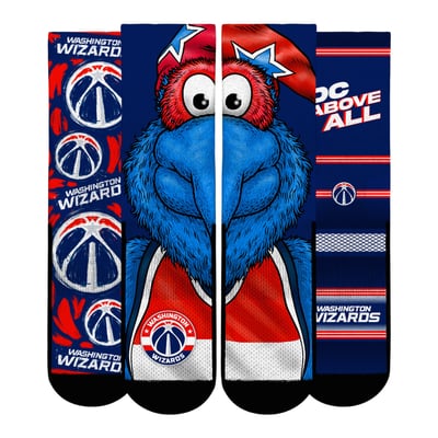  Washington Wizards Rock Em Youth Fan Favorites Three-Pack Crew Socks Set - Blue