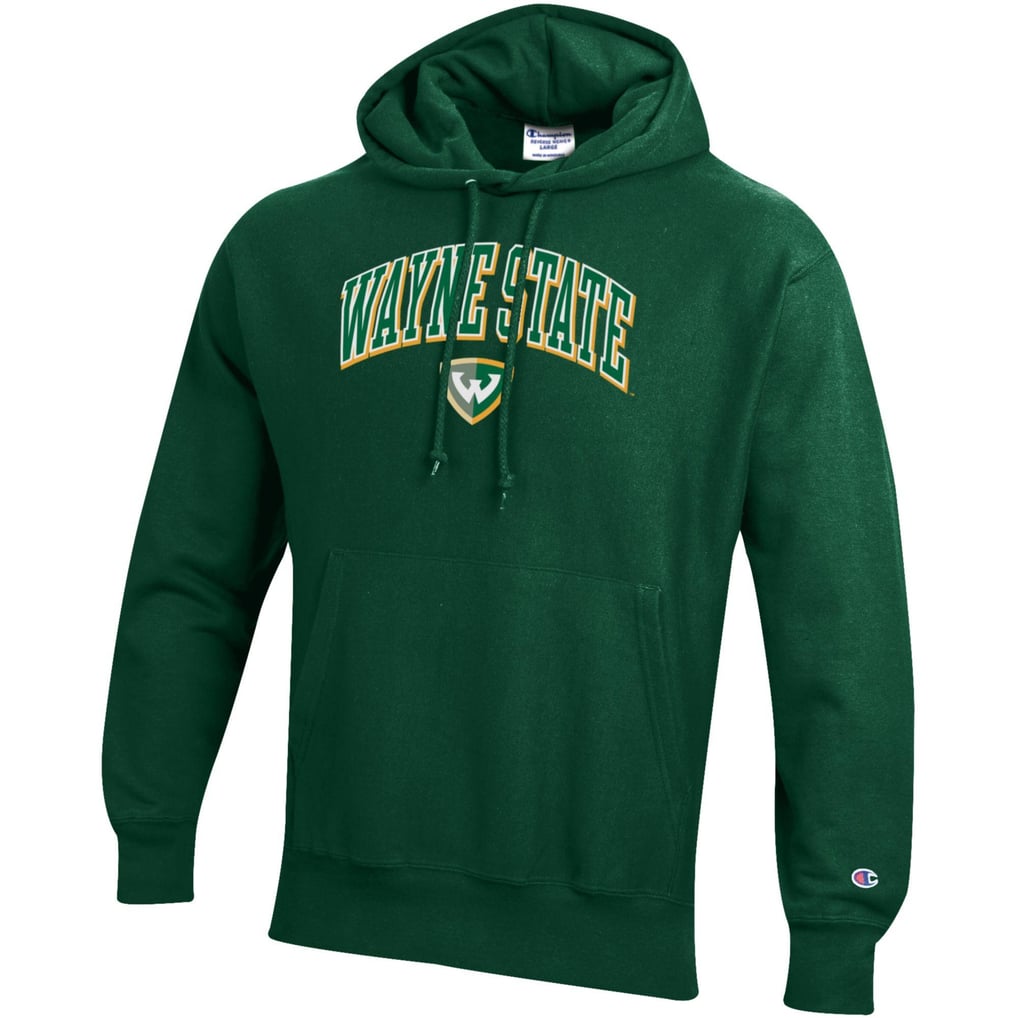 Wayne State Warriors Champion Reverse Weave Hoodie - Green