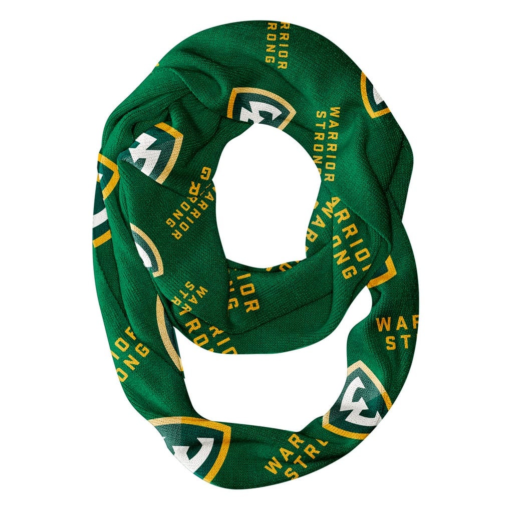  Wayne State Univ Warriors Vive La Fete Two-Piece Infinity Scarves Set