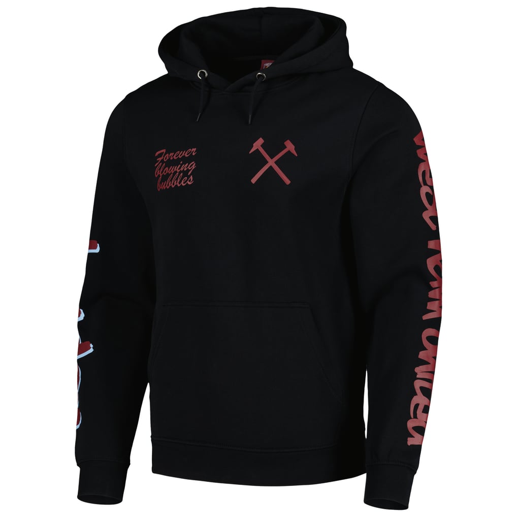 West Ham United Graffiti Pullover Hoodie - Black