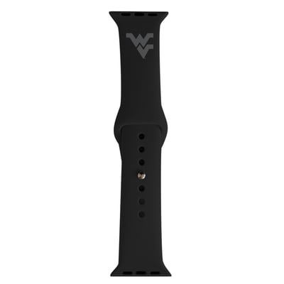 West Virginia Mountaineers 42/44mm Apple Watch Band - Black
