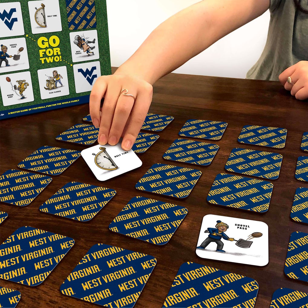 Fanpoint West Virginia Mountaineers Licensed Memory Match Game