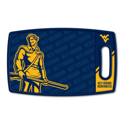 West Virginia Mountaineers Fanpoint Logo Series Cutting Board