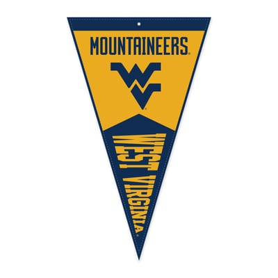 West Virginia Mountaineers Jardine 16" x 27" Pennant Shape Golf Towel with Magnetic Clip