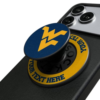 West Virginia Mountaineers Keyscaper Personalized PopSockets Magnetic Phone Grip & Stand