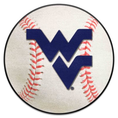  West Virginia Mountaineers Logo Brands 27" Diameter Baseball Mat