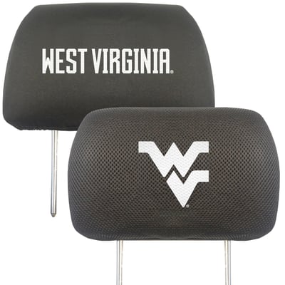 West Virginia Mountaineers Logo Brands Car Head Rest Cover