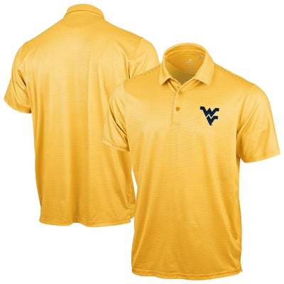West Virginia Mountaineers Antigua Lineage Polo - Gold