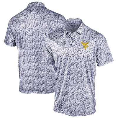 West Virginia Mountaineers Antigua Flourish Polo - Navy