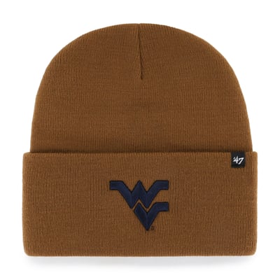 West Virginia Mountaineers Carhartt x '47 Cuffed Knit Hat - Brown