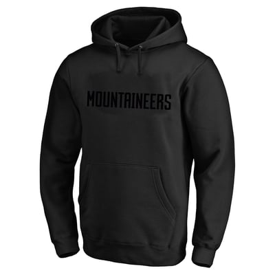  West Virginia Mountaineers Champion Big & Tall Tonal Hoodie - Black