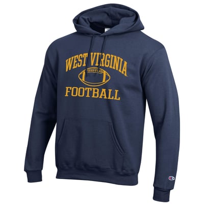 West Virginia Mountaineers Champion Football Icon Hoodie - Navy
