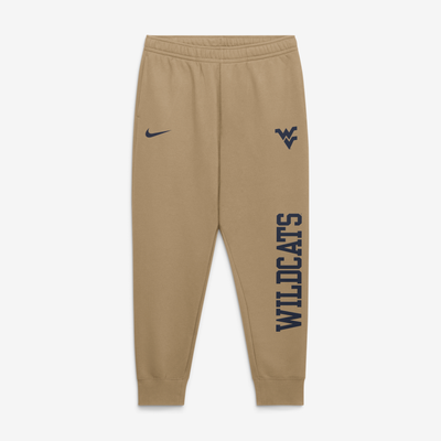  West Virginia Mountaineers Nike Primetime Club Fleece Joggers - Beige