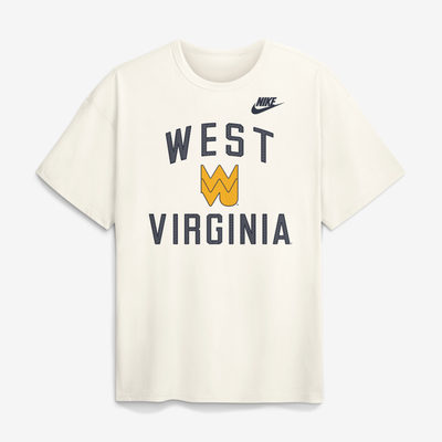 West Virginia Mountaineers Nike Legacy Max90 T-Shirt - Cream