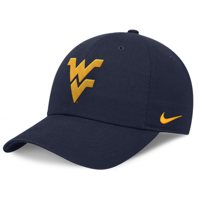 West Virginia Mountaineers Nike Club Dri-FIT Adjustable Hat - Navy