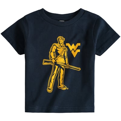 West Virginia Mountaineers Toddler Big Logo T-Shirt - Navy