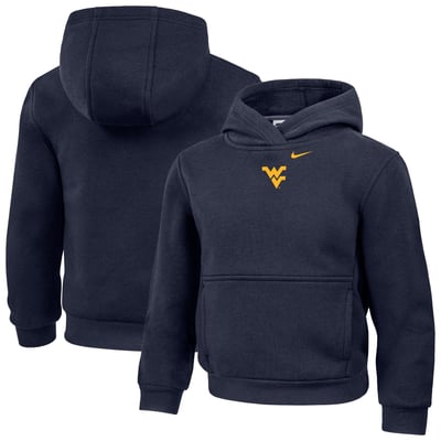 West Virginia Mountaineers Nike Toddler Core Hoodie - Navy