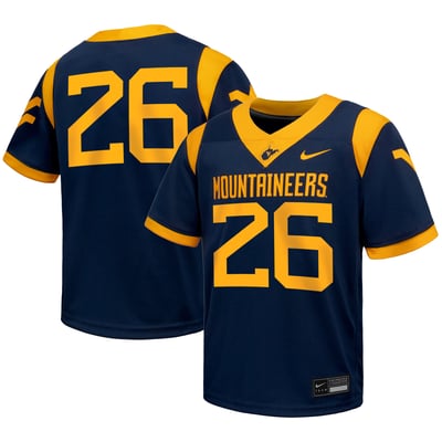  West Virginia Mountaineers Nike Toddler  Replica Football Jersey - Navy