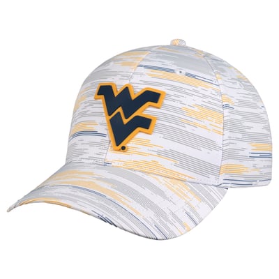West Virginia Mountaineers Ahead Unisex The Zone Adjustable Hat - Navy/Gold
