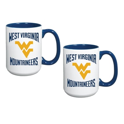 West Virginia Mountaineers Two-Piece 15oz. Combo Mug Set