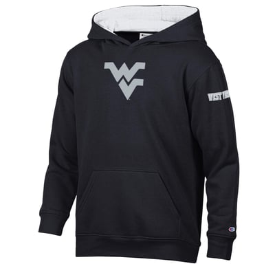  West Virginia Mountaineers Champion Youth Fleece Hoodie - Black