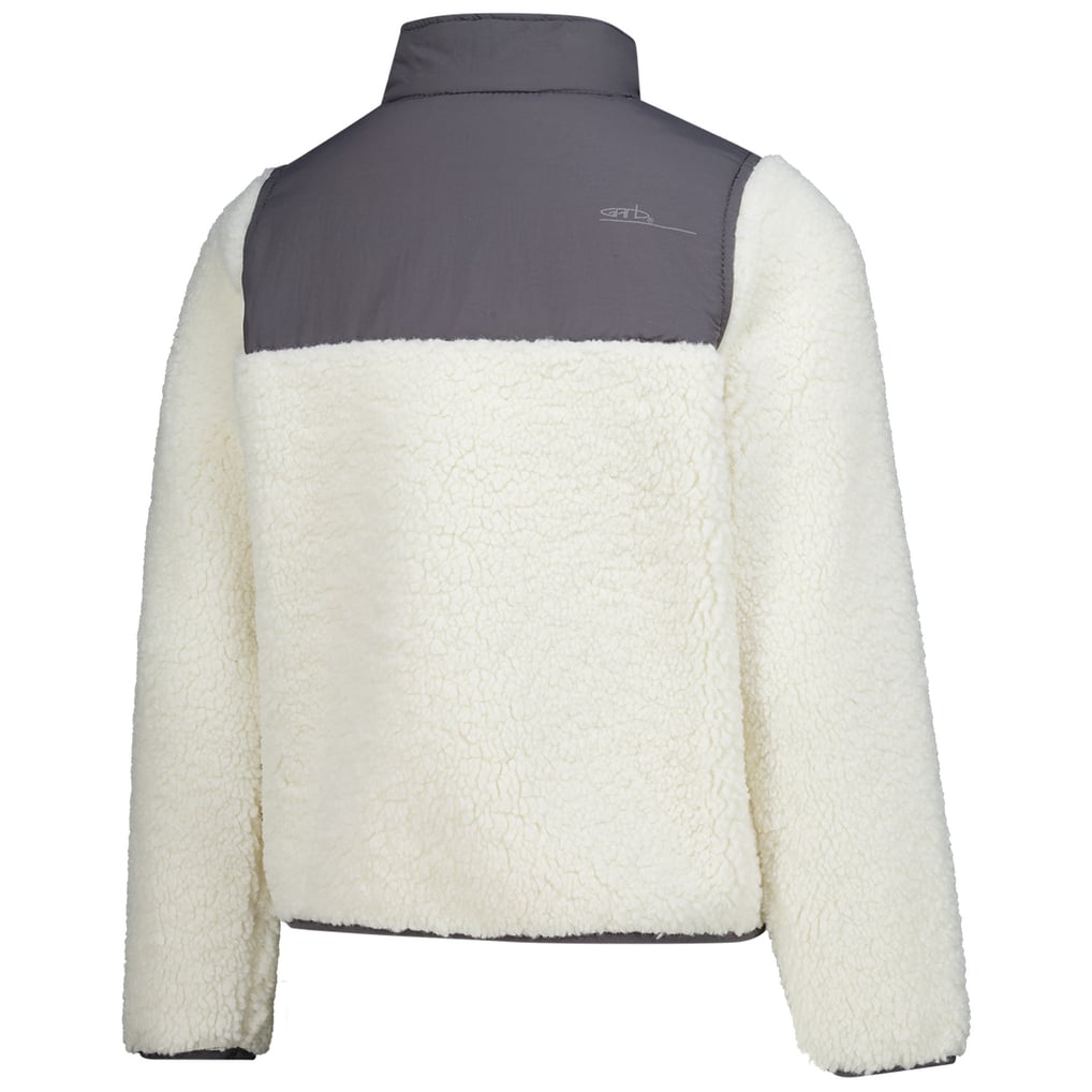 West Virginia Mountaineers Garb Youth Teddy Sherpa Jacket - Charcoal