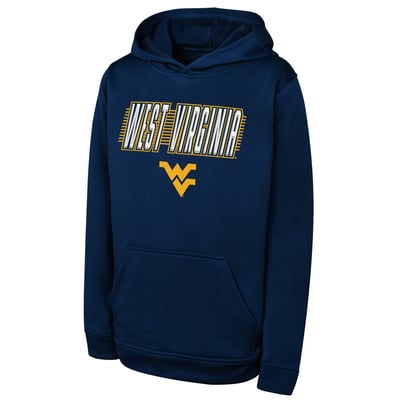 West Virginia Mountaineers Outerstuff Youth Sack Party Performance Hoodie - Navy