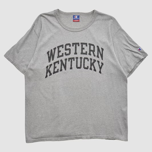 Western Kentucky Hilltoppers Champion 2000s T-shirt - Heather Gray - XL by Fanatics Real Vintage