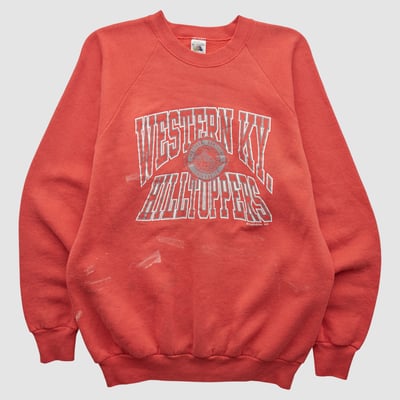 Western Kentucky Hilltoppers Fruit of the Loom 90s Pullover Sweatshirt - Red - L by Fanatics Real Vintage